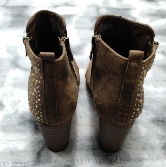 Maurices Brown Booties With Embellishments  Size 8.5 - Picture 4 of 8